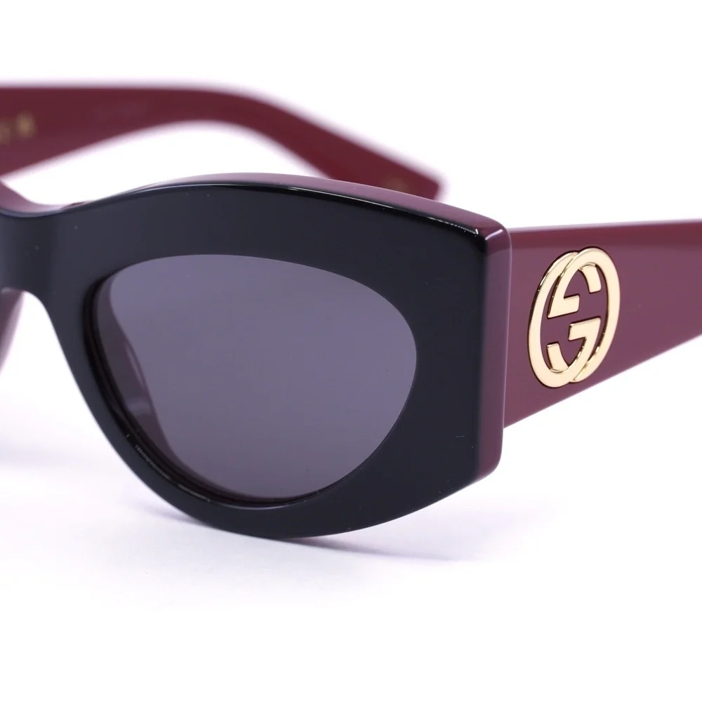 NWT Gucci GG1843S-006-53 Black On 53mm Sunglasses